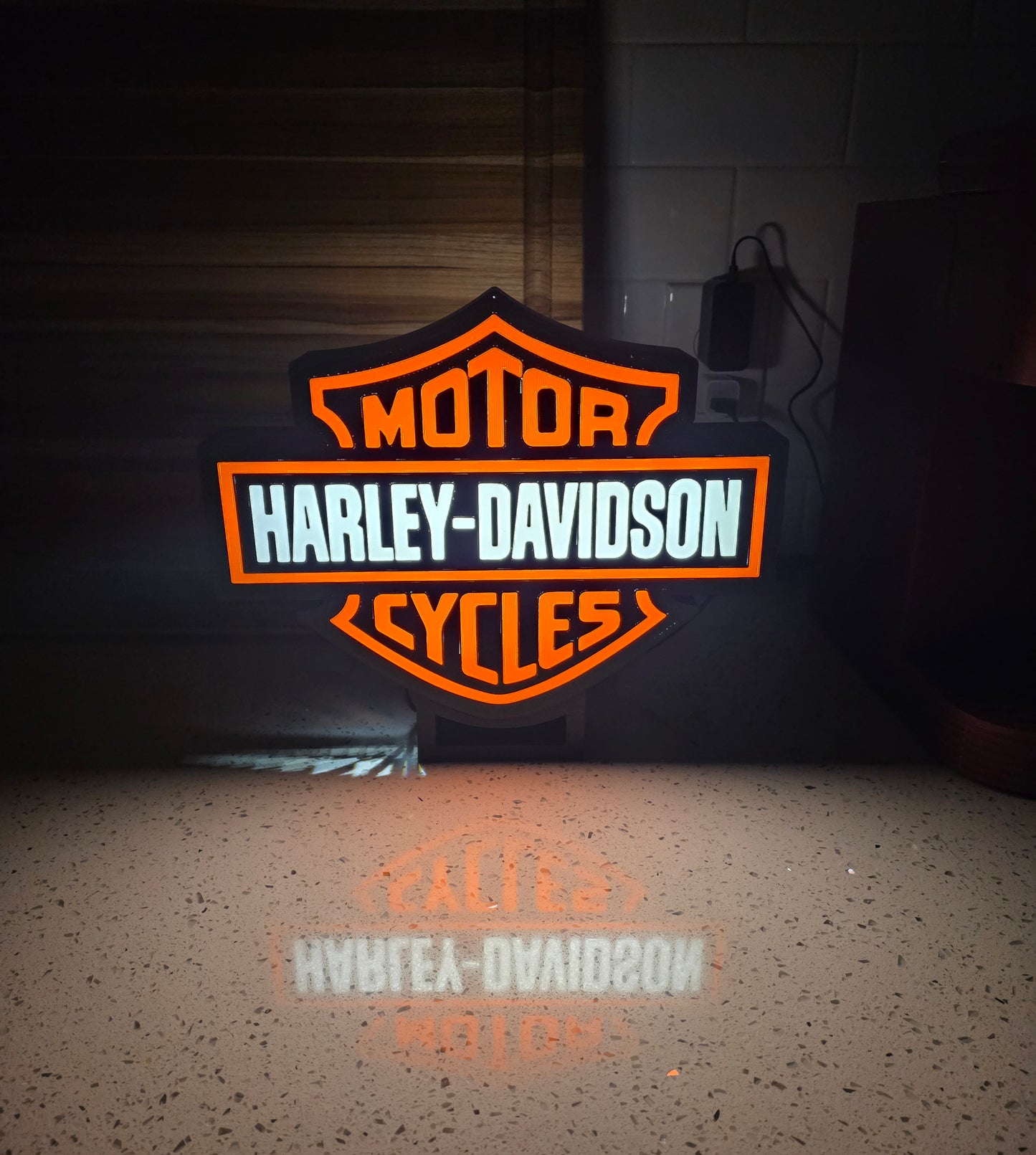 Harley 3d lightbox