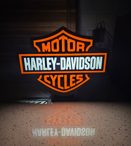 Harley 3d lightbox