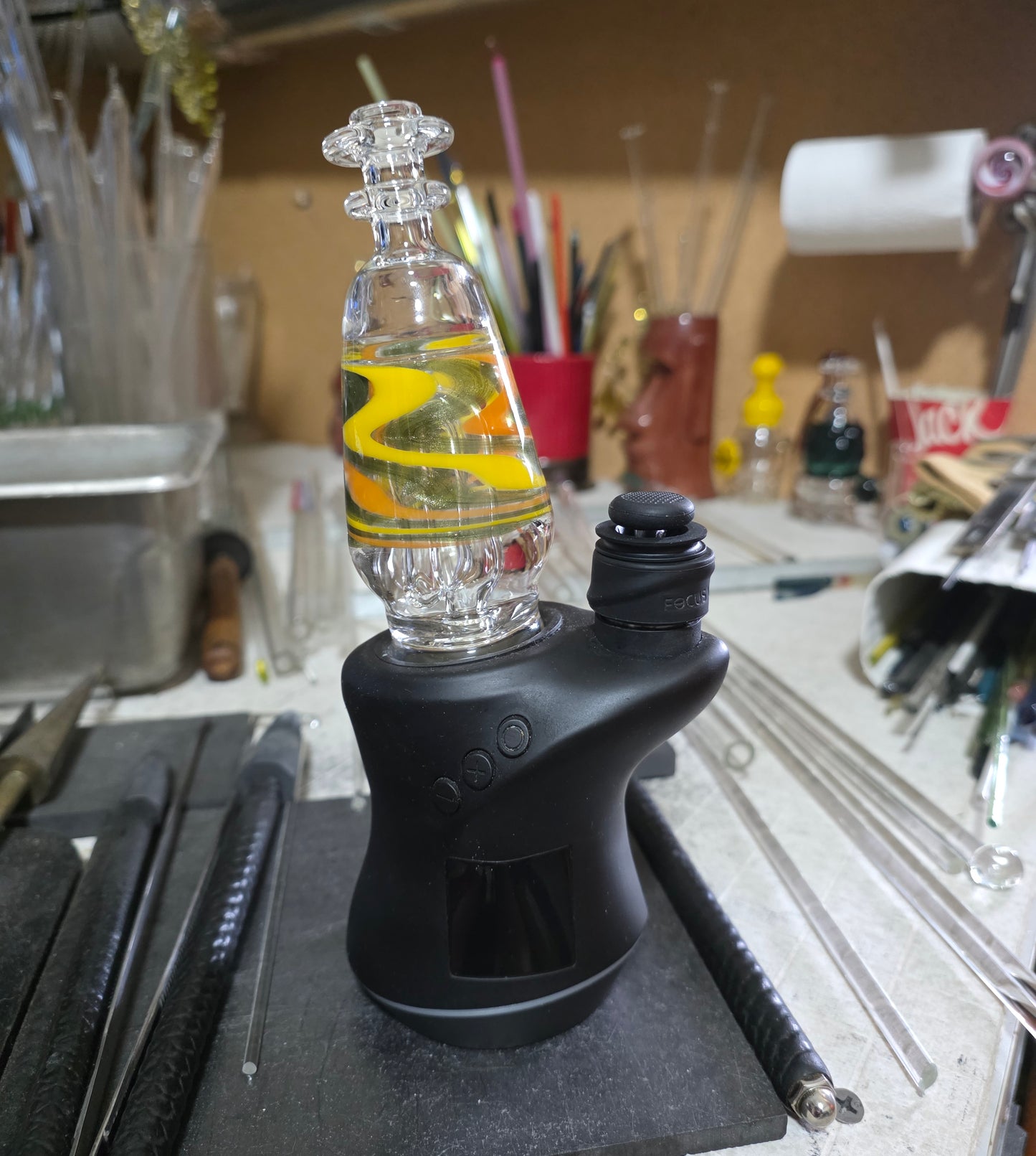 Carta glass top