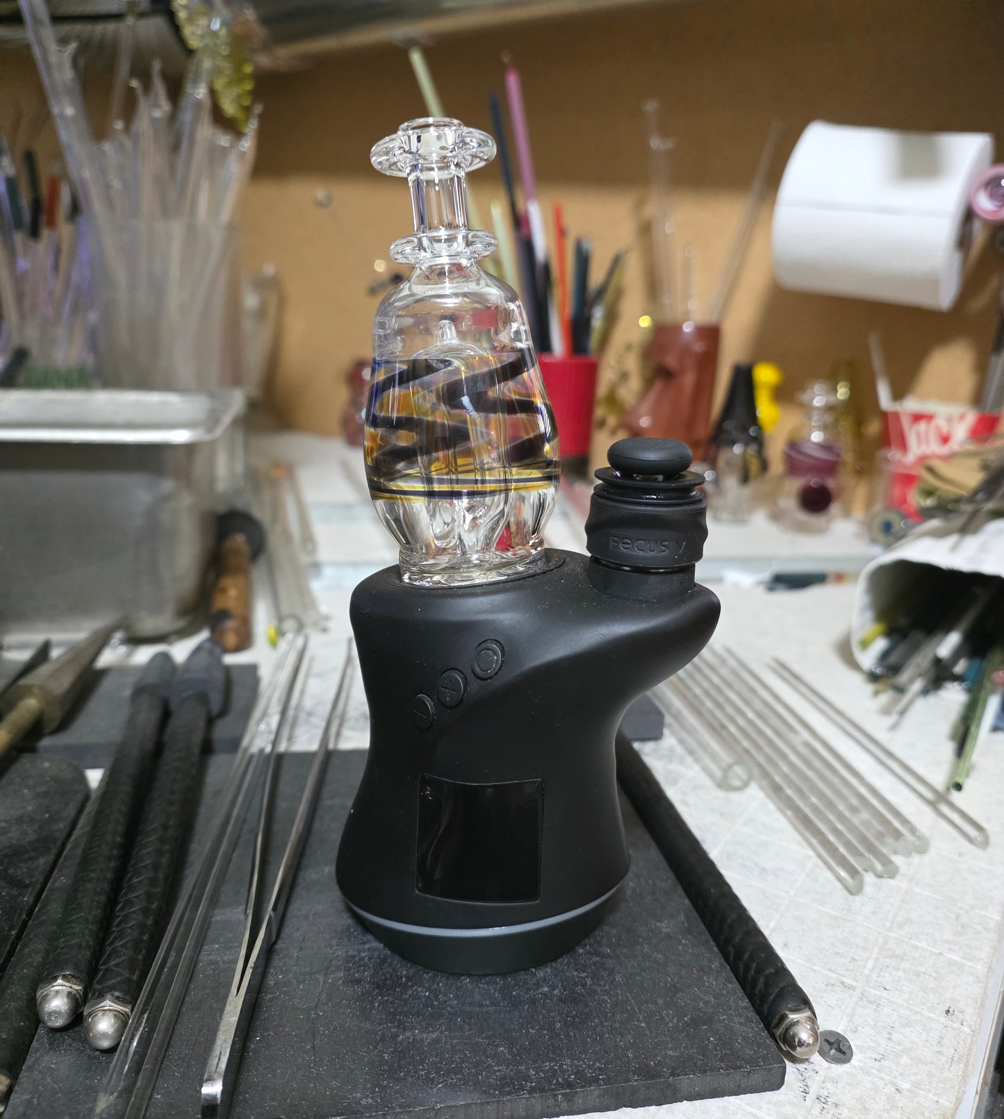 Carta glass top