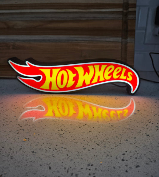 Hot wheels light box