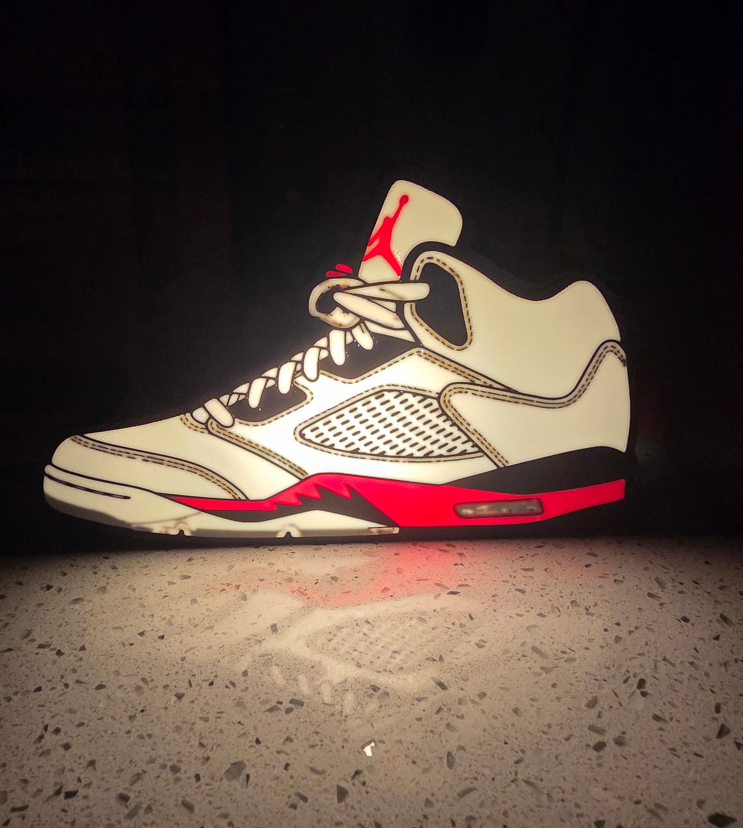 Jordan shoe lightbox