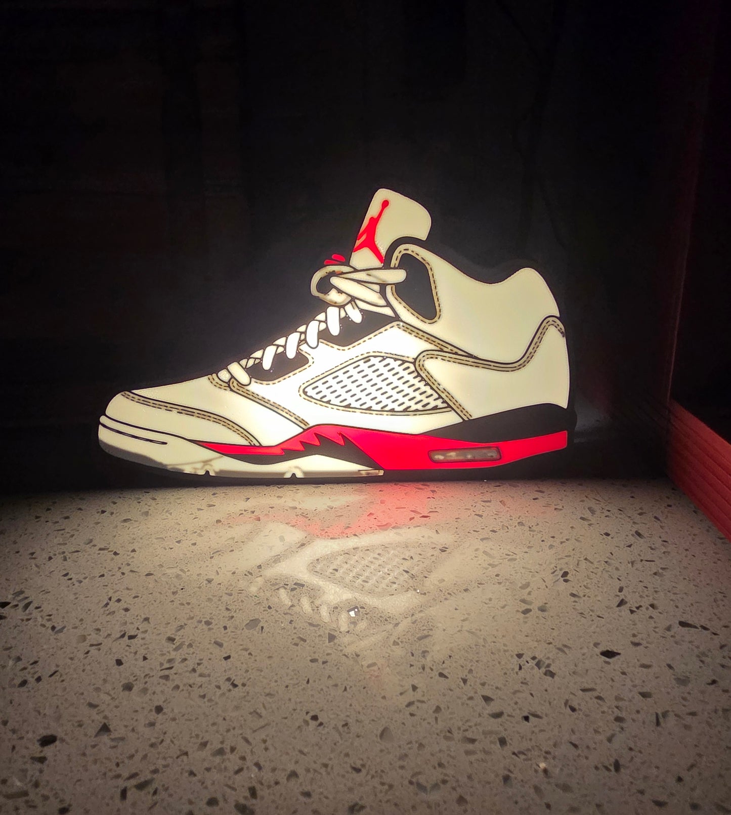 Jordan shoe lightbox
